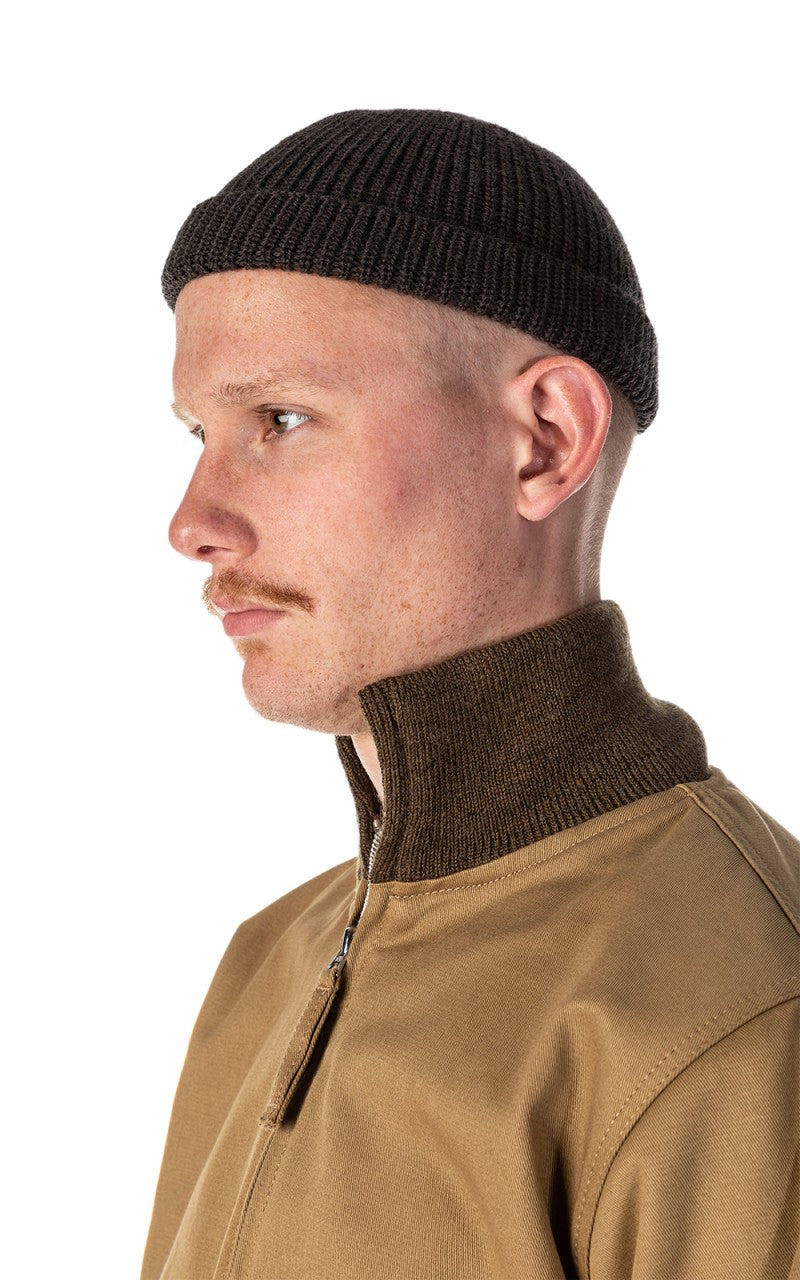 Leuchtfeuer-Strickwaren Leuchtfeuer Walfänger Knit Wool Beanie Brown