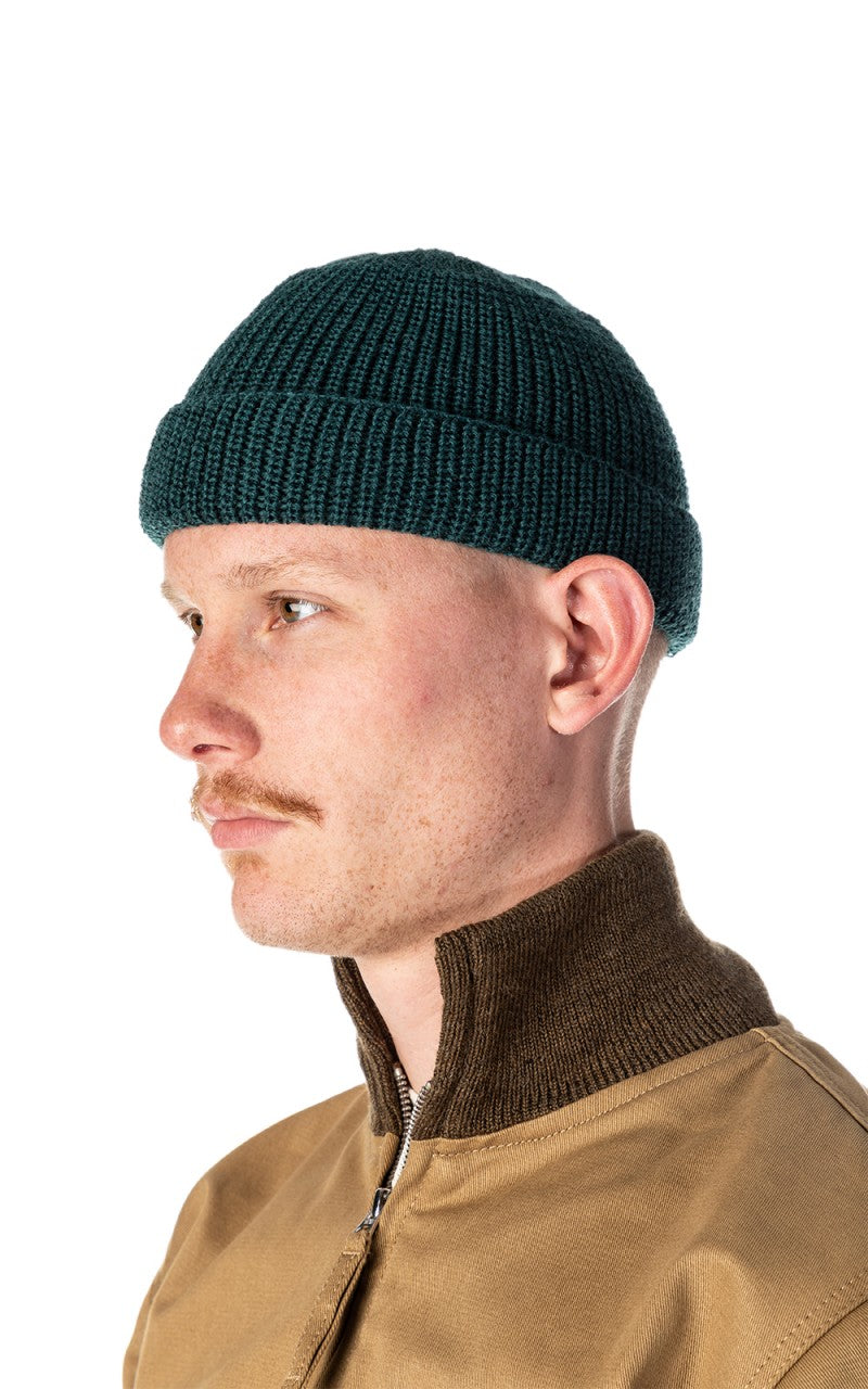 Leuchtfeuer-Strickwaren Leuchtfeuer Walfänger Knit Wool Beanie Green