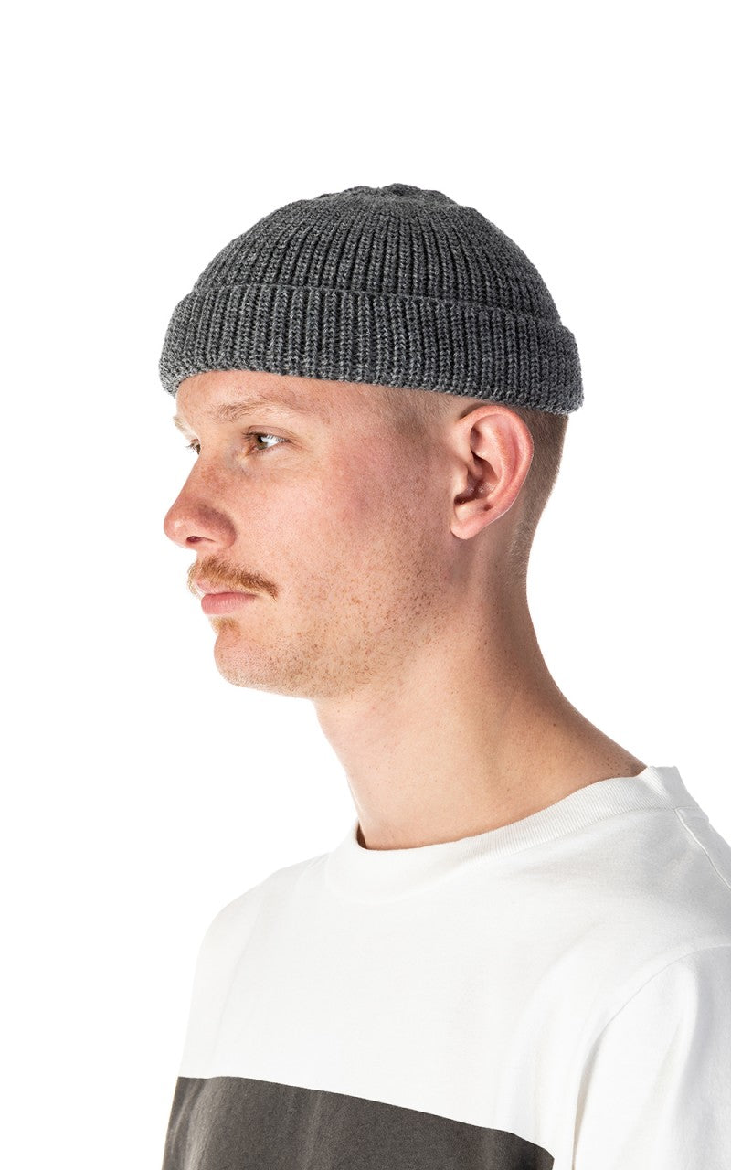 Leuchtfeuer-Strickwaren Leuchtfeuer Walfänger Knit Wool Beanie Grey