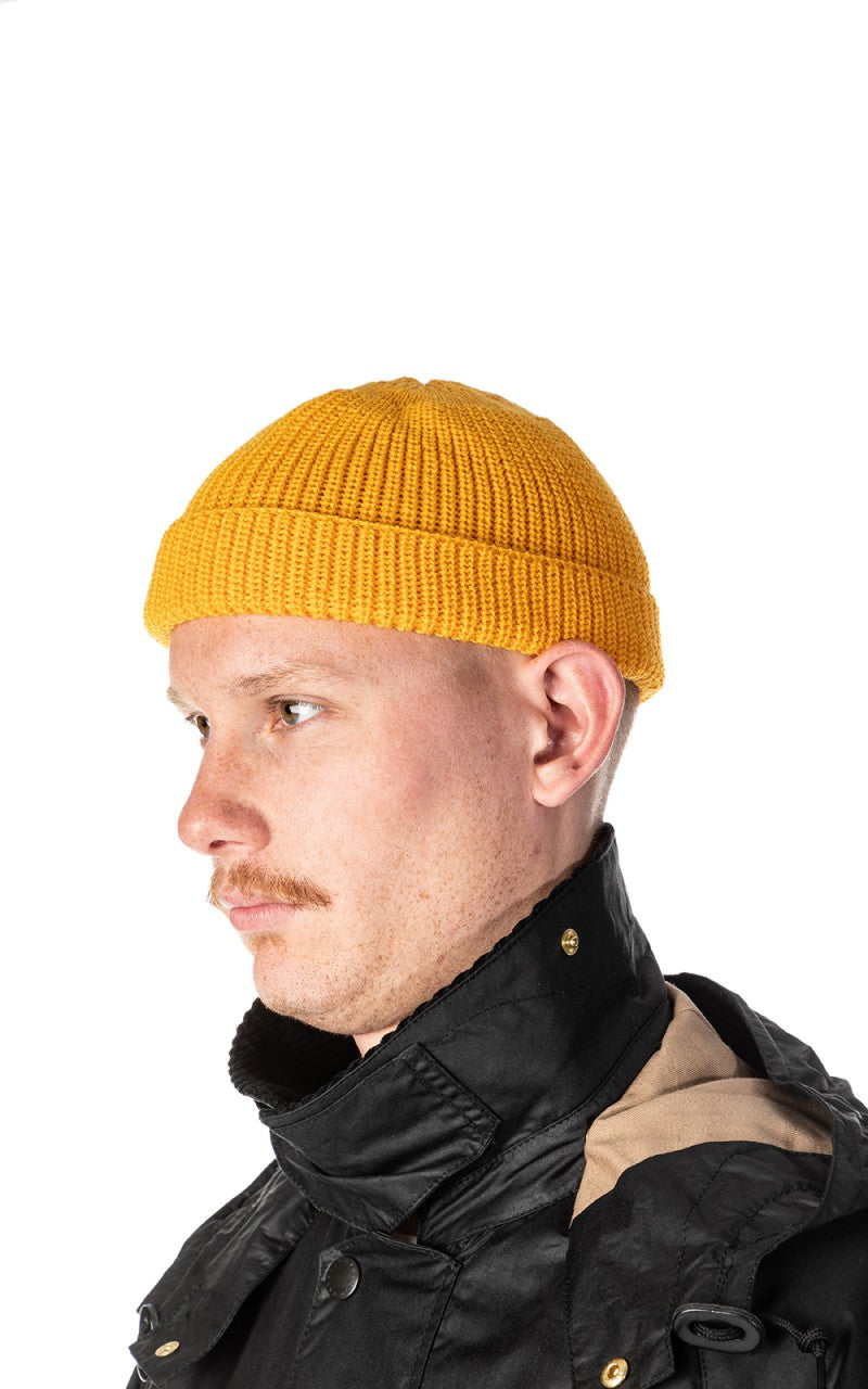Leuchtfeuer-Strickwaren Leuchtfeuer Walfänger Knit Wool Beanie Yellow