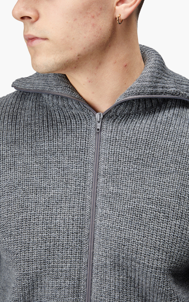 Leuchtfeuer-Strickwaren Admiral Knit Jacket Grey