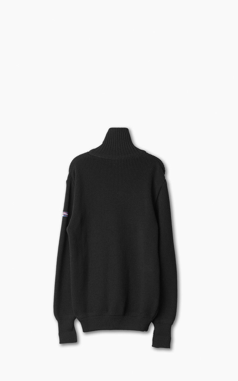 Leuchtfeuer-Strickwaren Commodore Knit Troyer Black