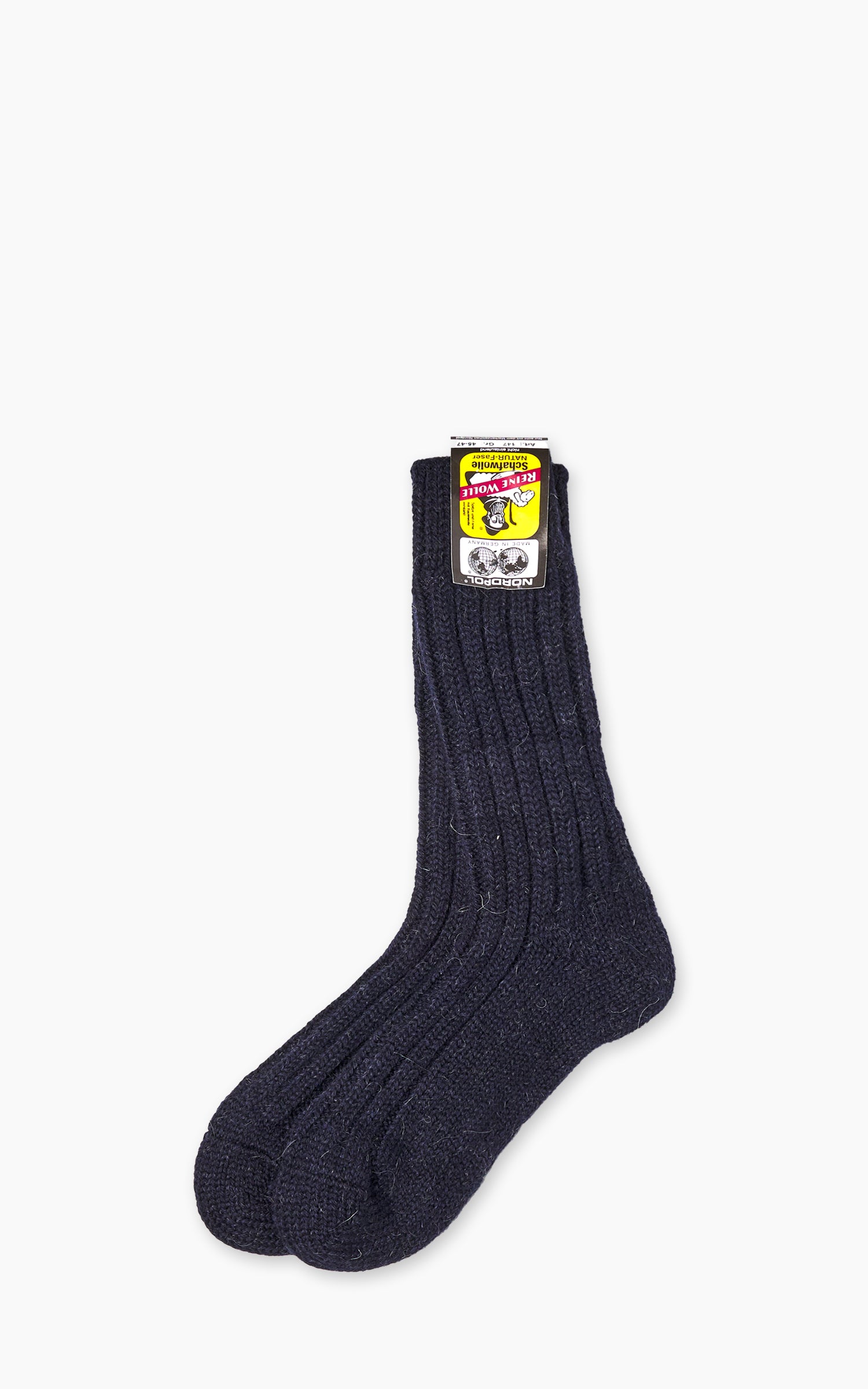 Leuchtfeuer-Strickwaren Sheep Wool Sock Navy