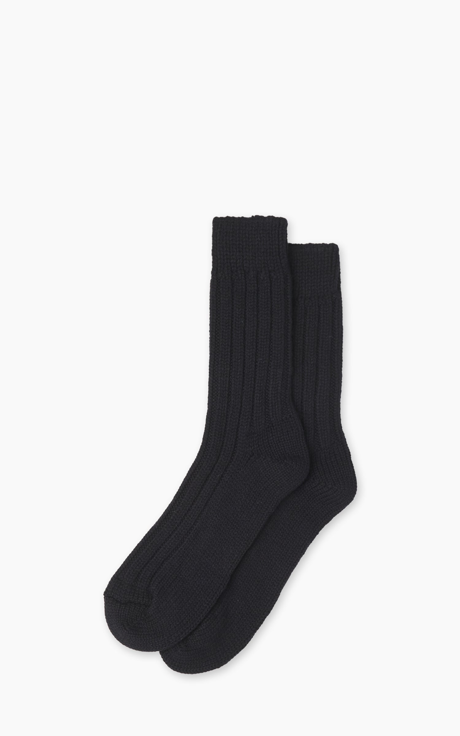 Leuchtfeuer-Strickwaren Sheep Wool Sock Black