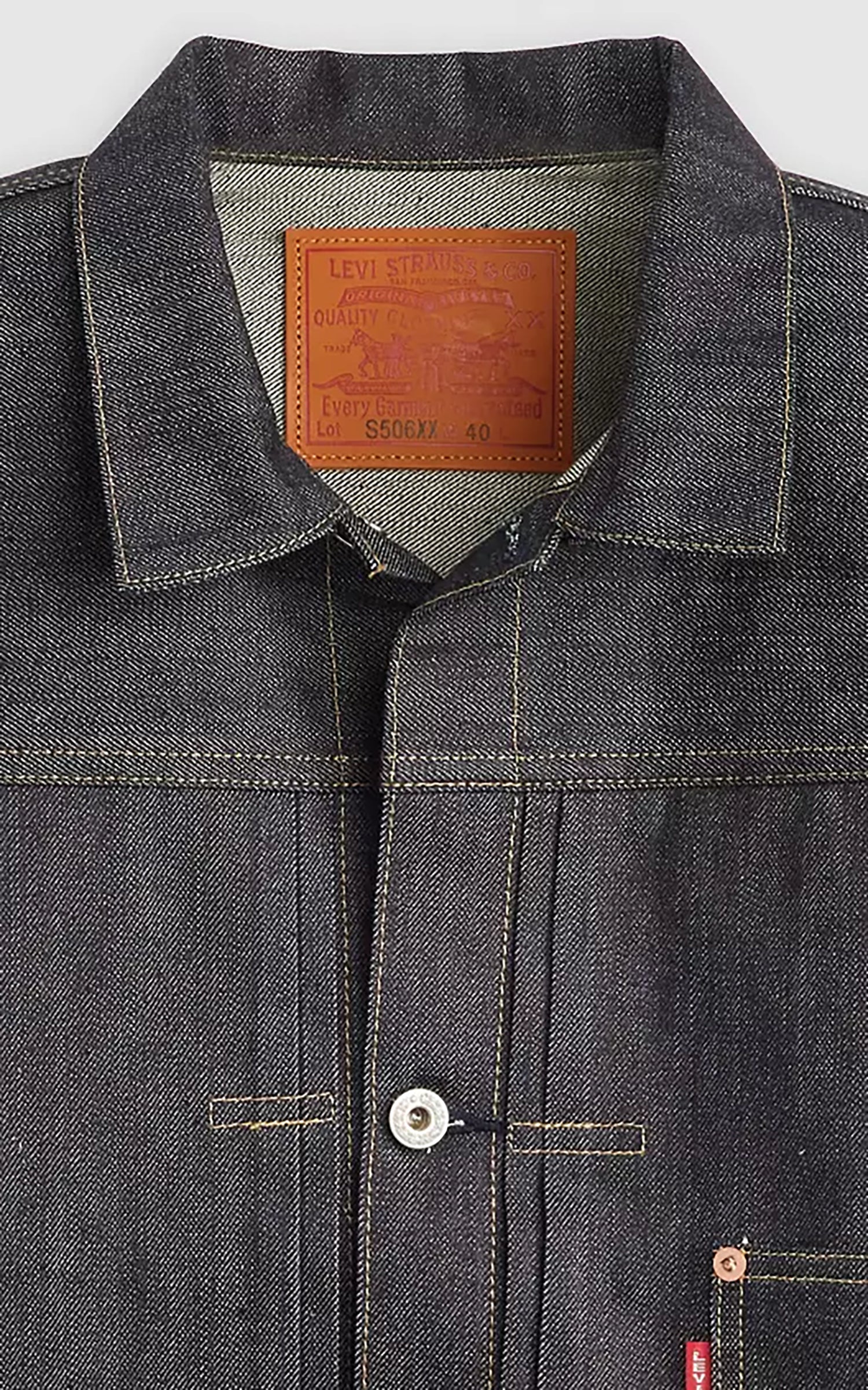Levi’s® Vintage Clothing S506XX WWII 1944 Trucker Jacket Rigid Indigo