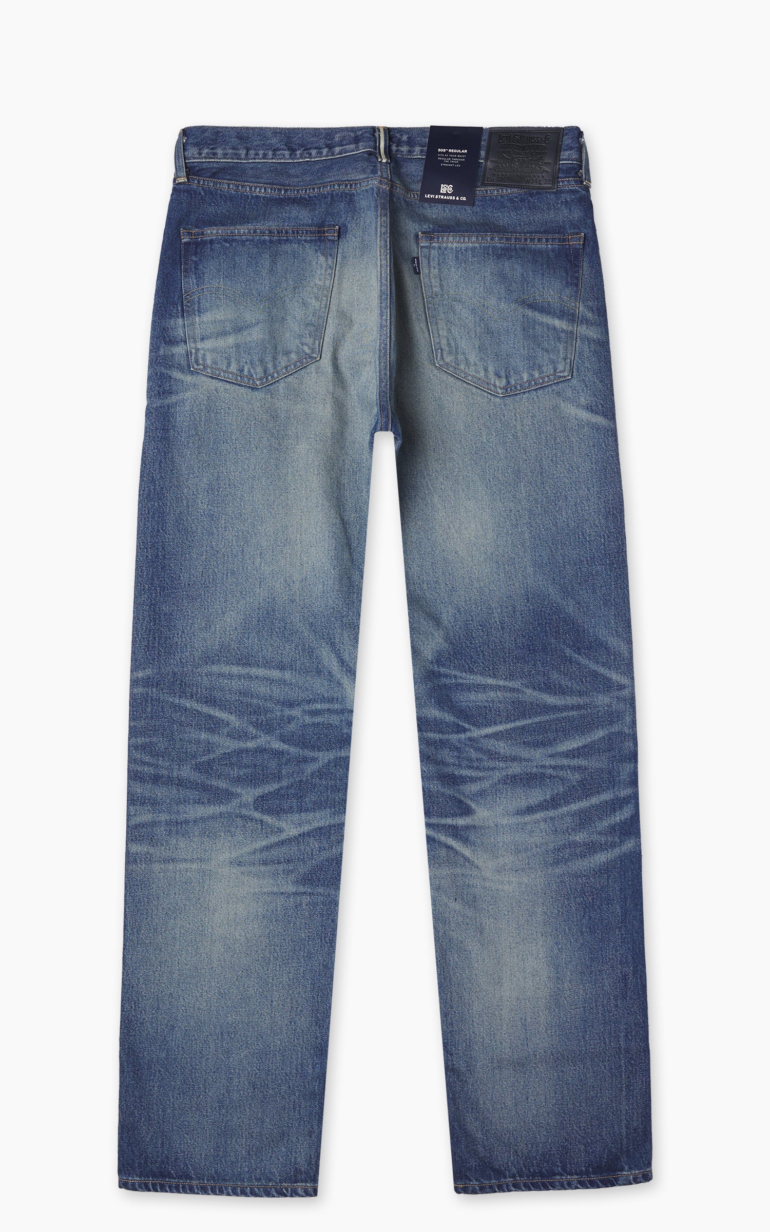 【希少】LEVI'S BLUE TAB 505 レギュラーフィット W32 505™ Blue Tab Regular Fit Blue Deep Well - MILWORKS