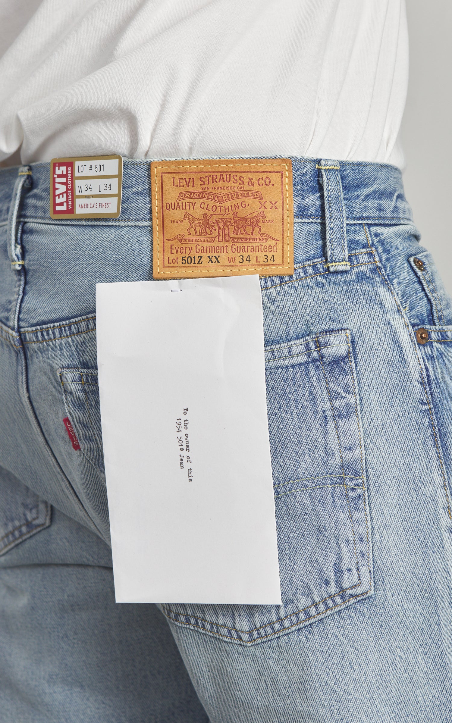 Levi's® Vintage Clothing 1954 501 Jeans Rossie Blue