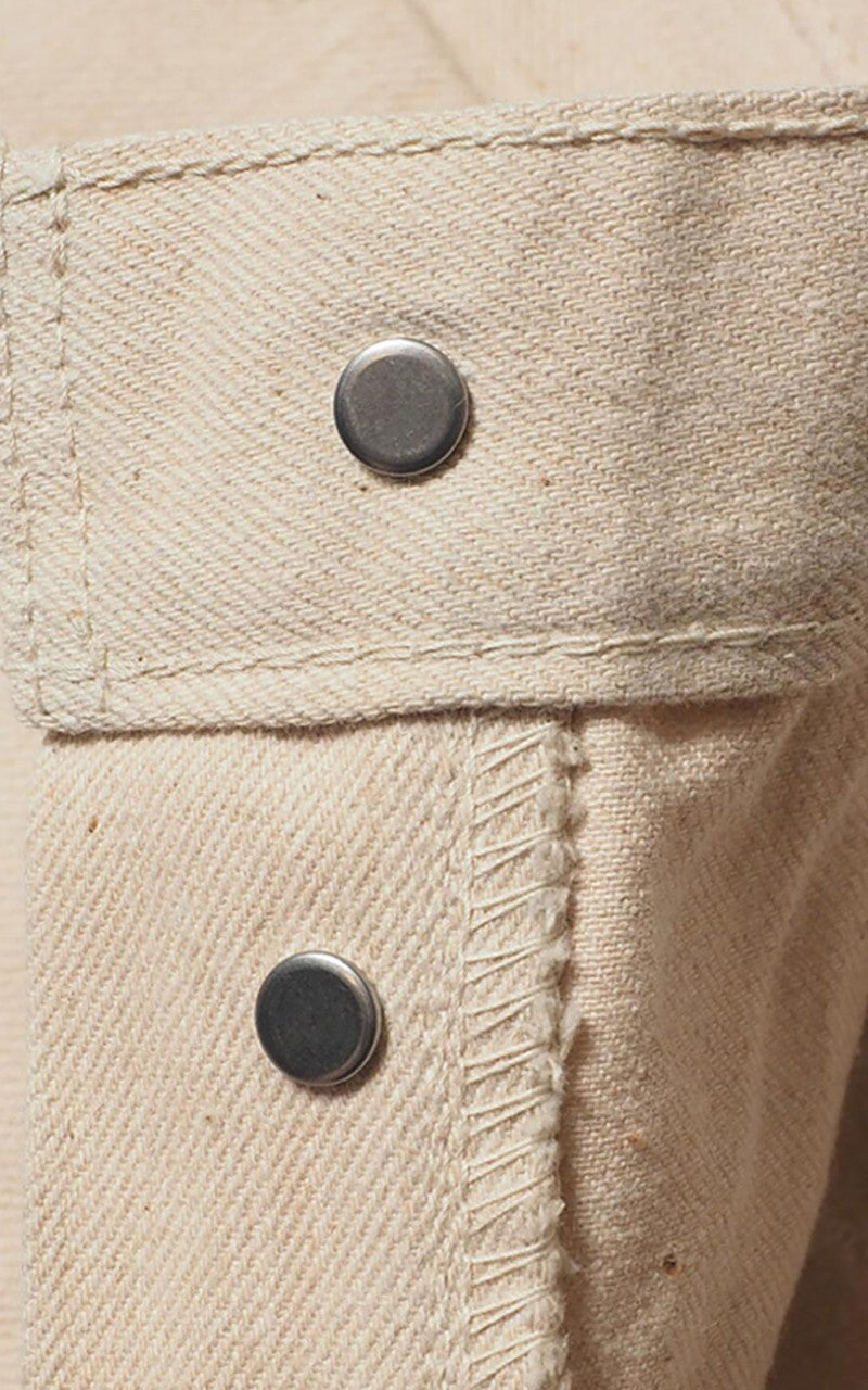 Denime Lot 224 66 Model Jeans Mother Cotton Kinari Natural