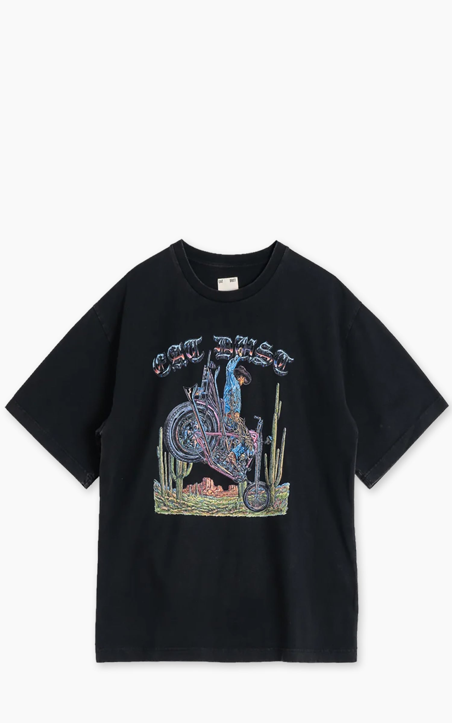Eat Dust Rodeo T Basic Jersey Black