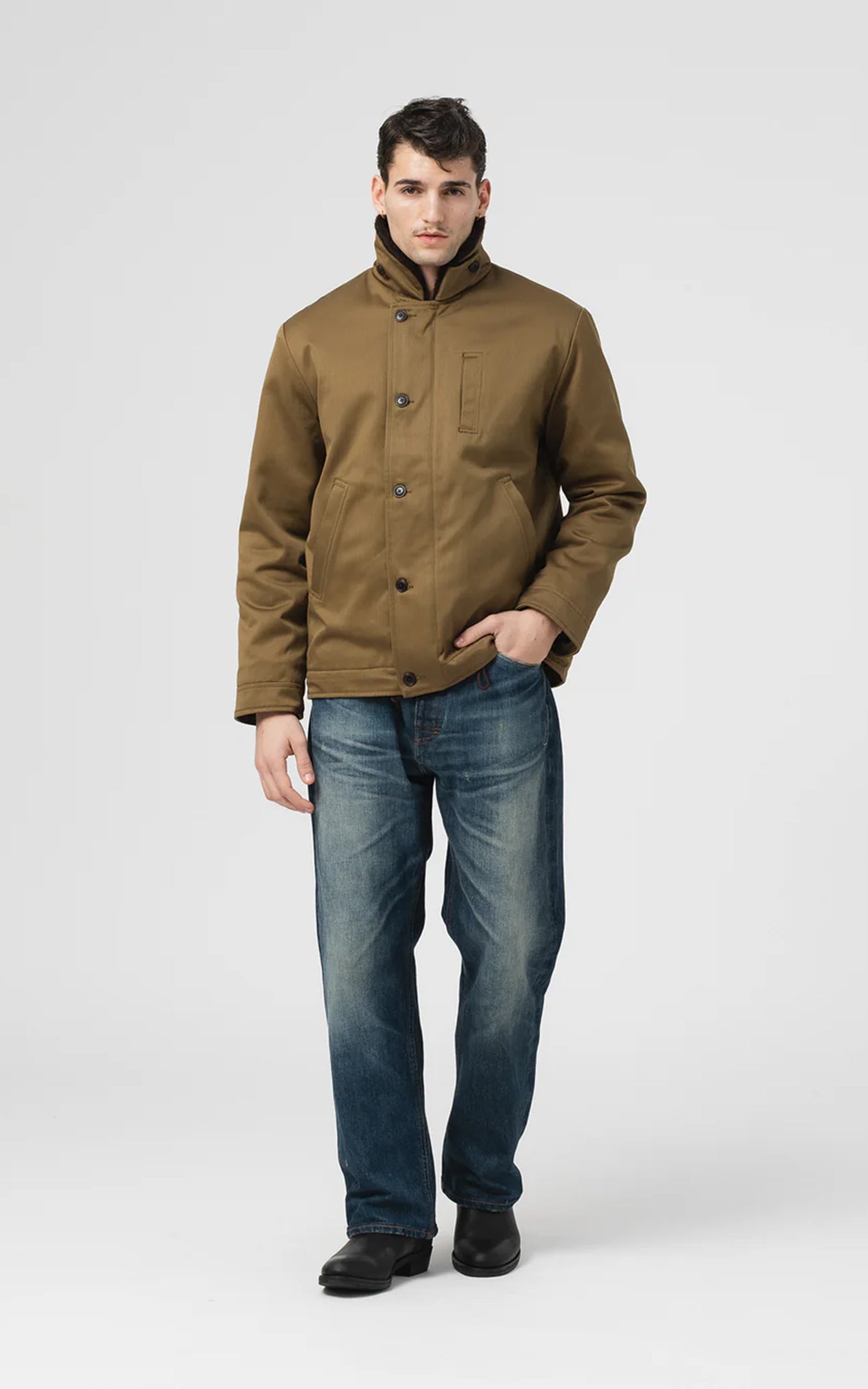 Eat Dust Deck Jacket Bedford Cords Drap
