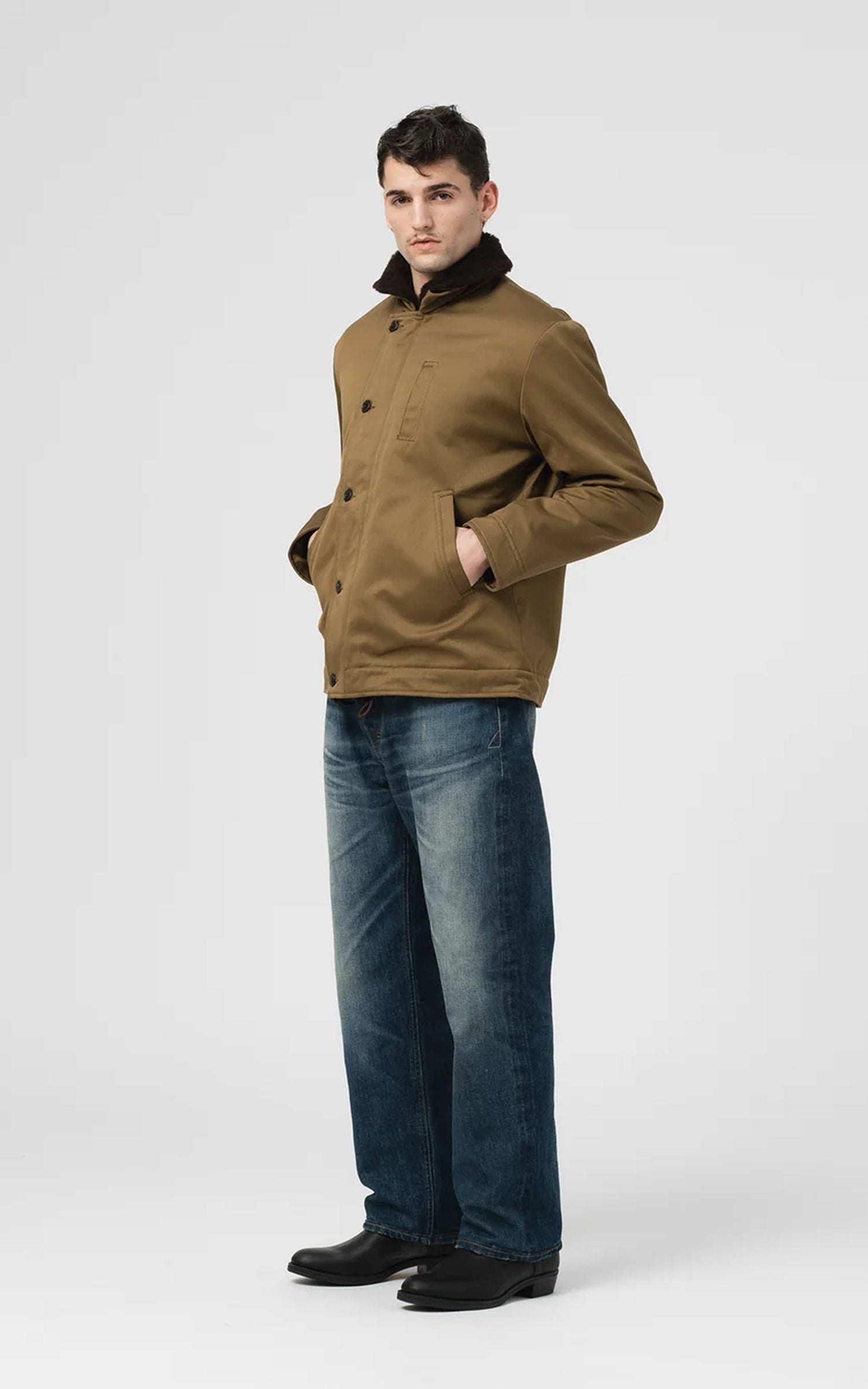 Eat Dust Deck Jacket Bedford Cords Drap