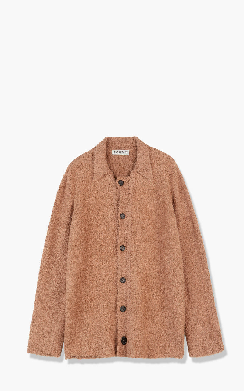 Our Legacy Big Cardigan Cotton Caramel Cloudy