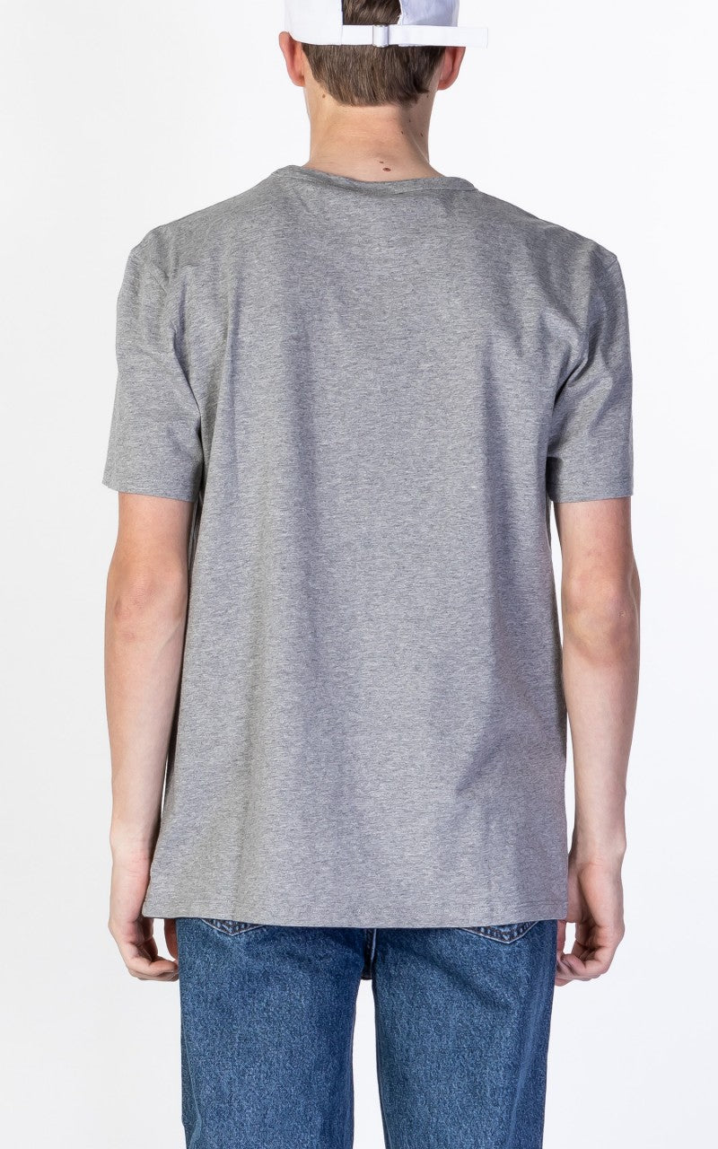 Maison Kitsuné T-Shirt Fox Head Patch Grey