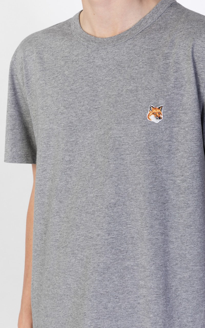 Maison Kitsuné T-Shirt Fox Head Patch Grey