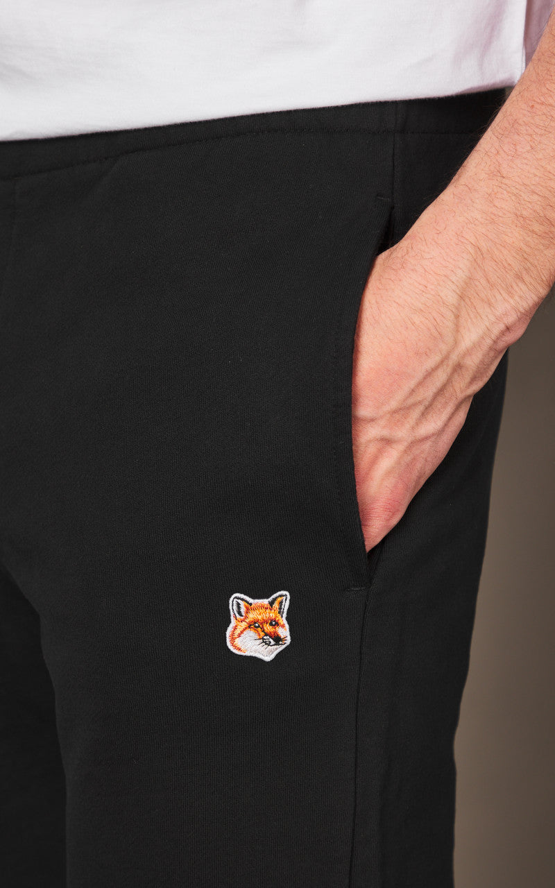 Maison Kitsuné Fox Head Patch Regular Jog Pants Black