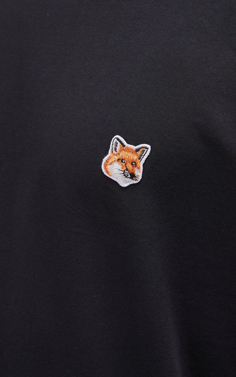 Maison Kitsuné Fox Head Patch Classic T-Shirt Black