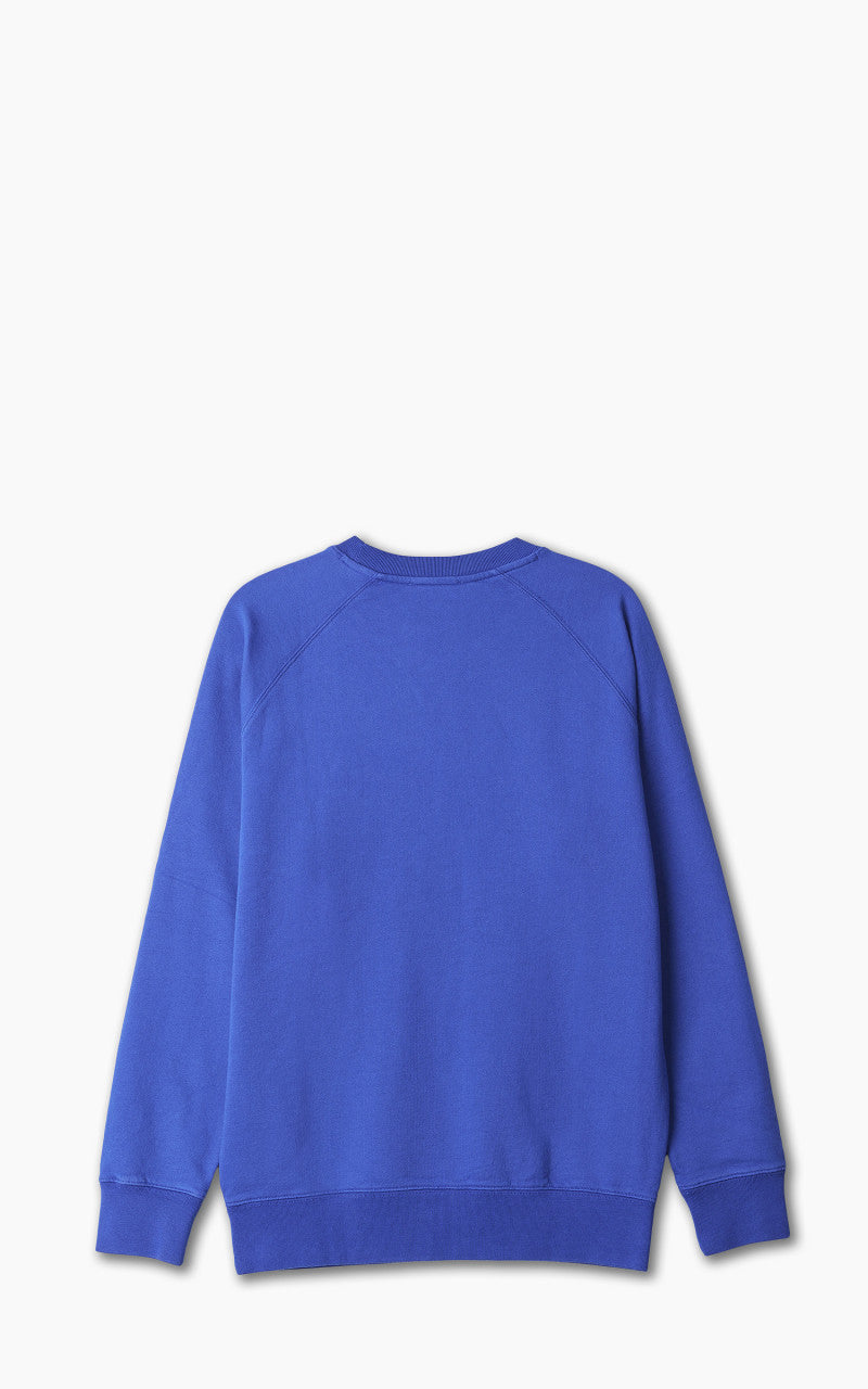 Maison Kitsuné Dressed Fox Patch Classic Sweatshirt Deep Blue
