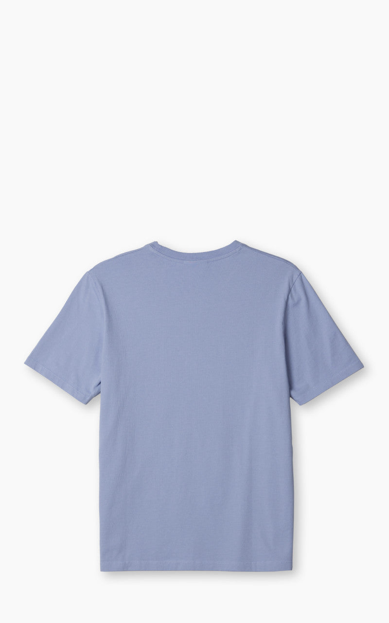 Maison Kitsuné Chillax Fox Patch Regular T-Shirt Beat Blue