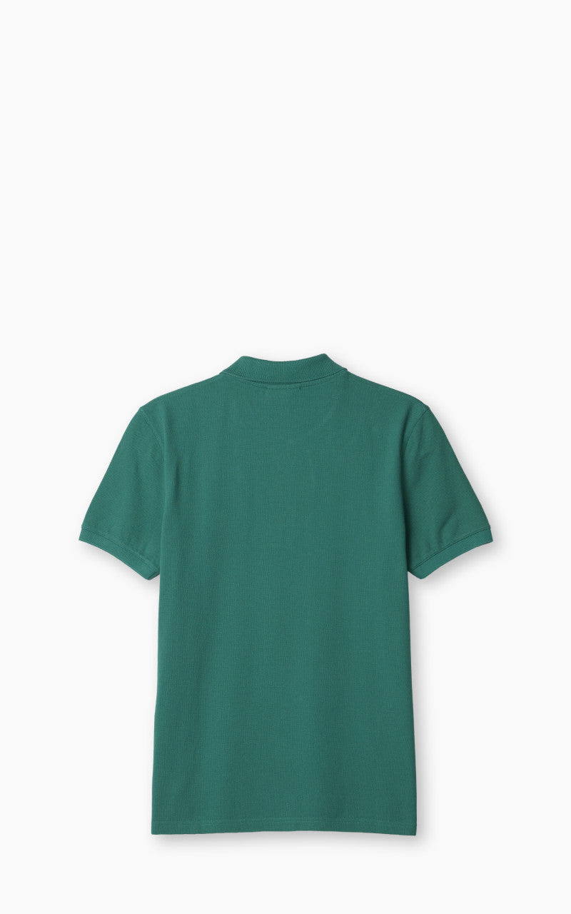 Maison Kitsuné Fox Head Patch Regular Polo Pine