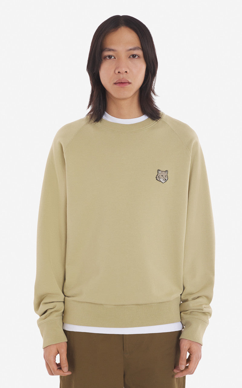 Maison Kitsuné Bold Fox Head Patch Oversize Sweatshirt Canvas