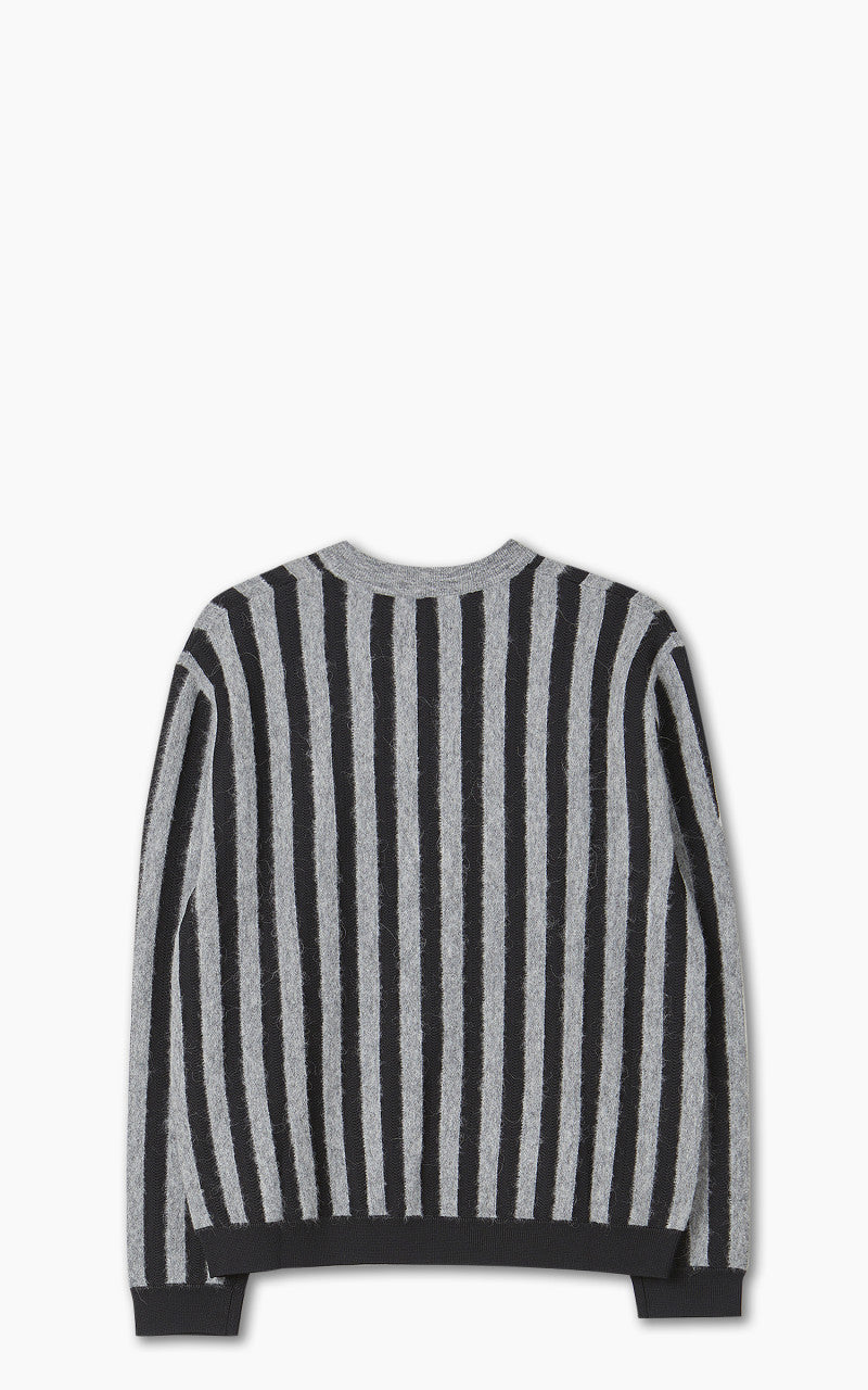 Maison Kitsuné Striped Comfort Jumper Black/Stone Stripes