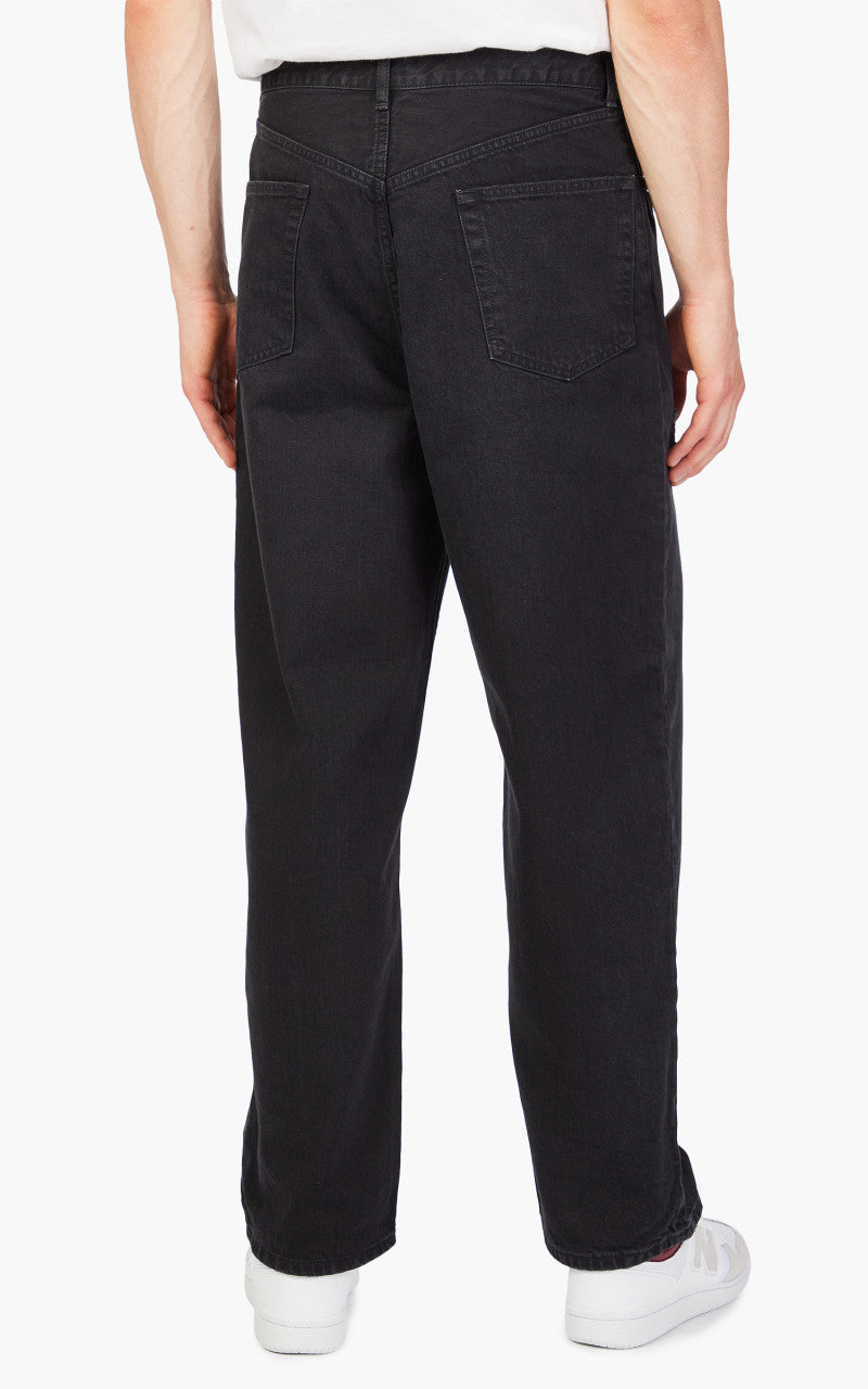 Markaware 'Marka' Straight Fit Jeans 12oz Black Damaged & Repaired