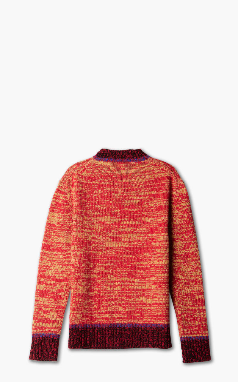 Marni Maglia Girocollo Mouline Wool Roundneck Sweater Lacquer