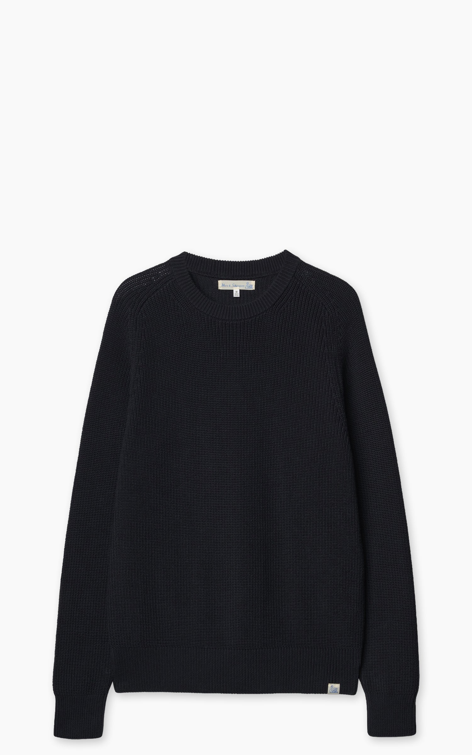 Merz b. Schwanen CC03 Ribbed Pullover Dark Navy