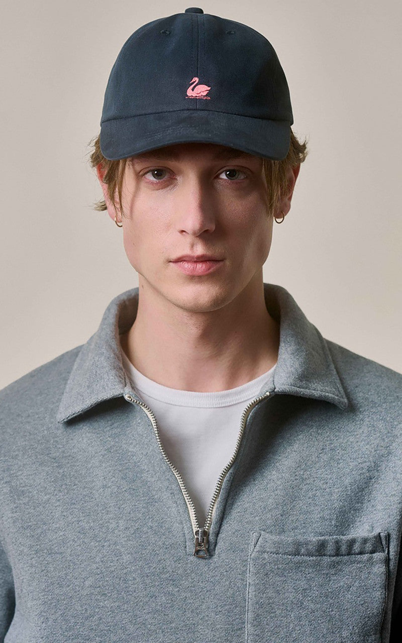 Merz b. Schwanen CAP01 Swan Logo Cap Charcoal