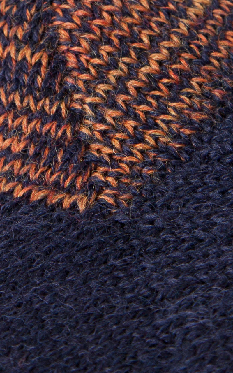 Merz b. Schwanen S75 Retro Sport Socks Nature/Navy