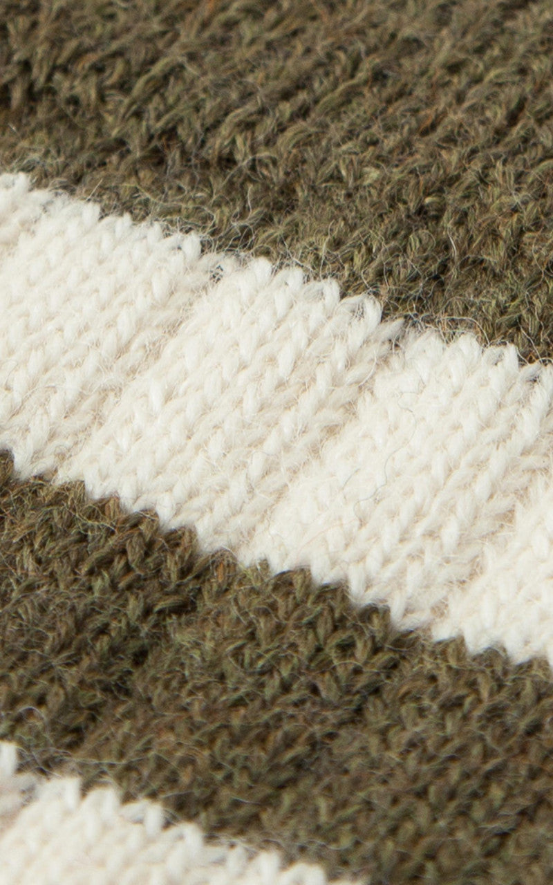 Merz b. Schwanen S76 Ringel Socks Army / Nature