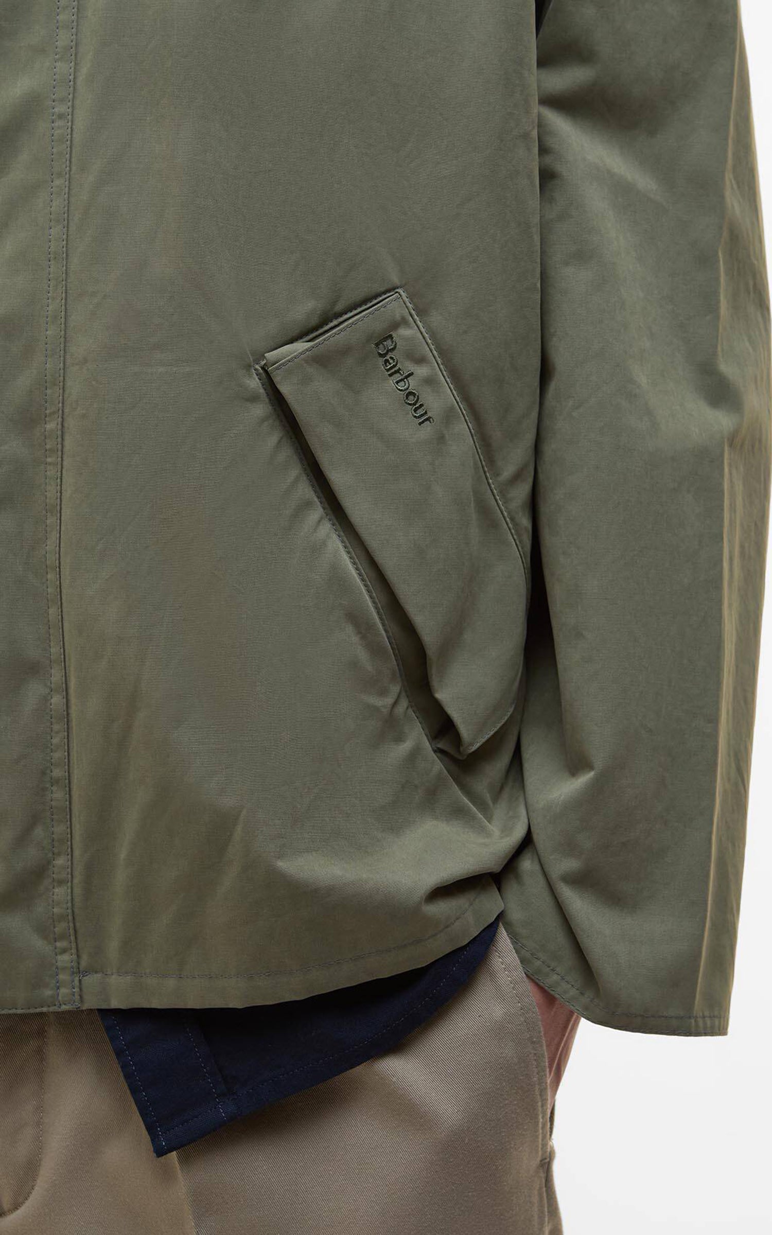 Barbour Oversized Transport Jacket Fern