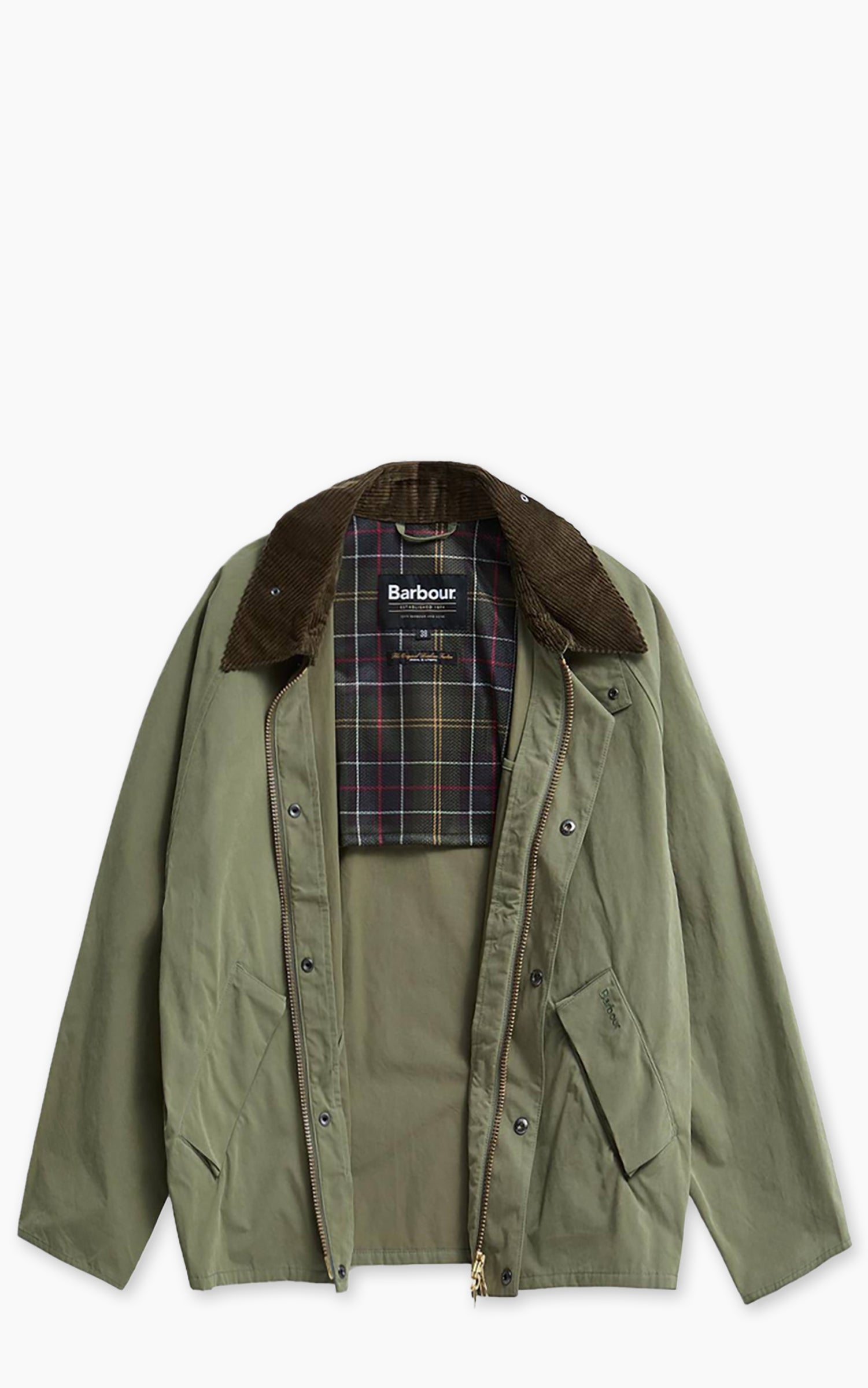 Barbour Oversized Transport Jacket Fern