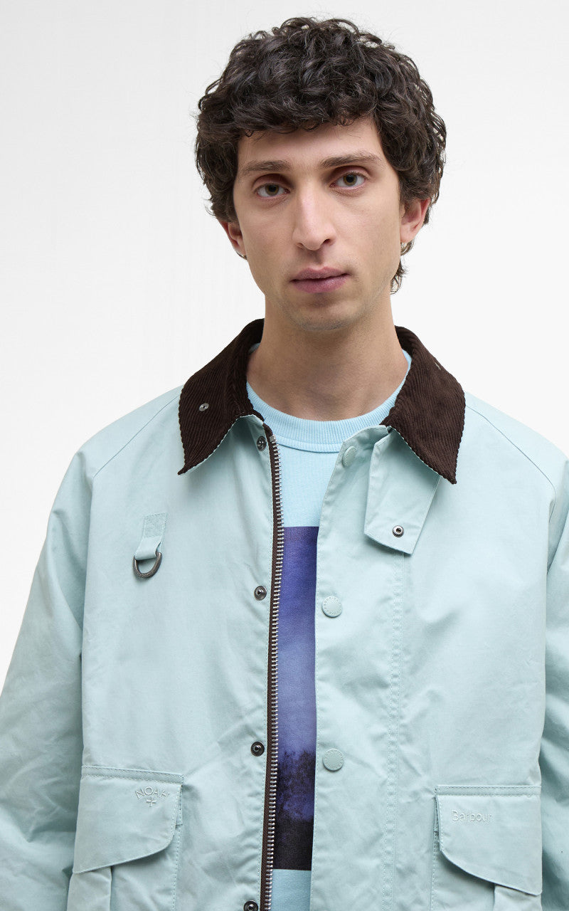 Barbour x NOAH Wading Casual Jacket Ice Blue