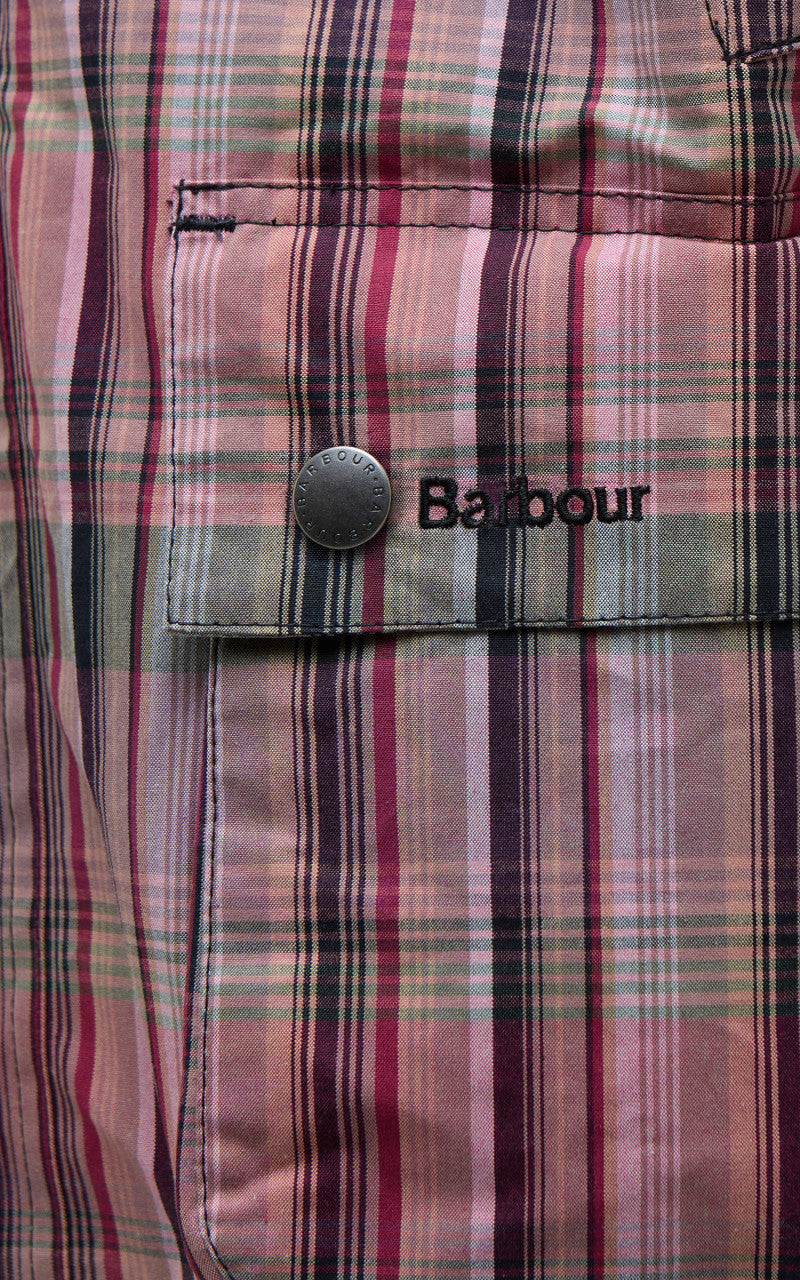 Barbour x NOAH Bedale Casual Jacket Madras Pink