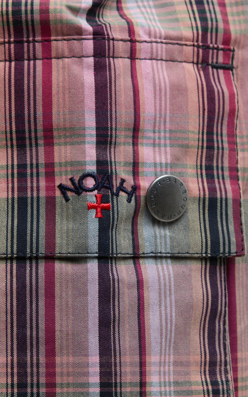 Barbour x NOAH Bedale Casual Jacket Madras Pink