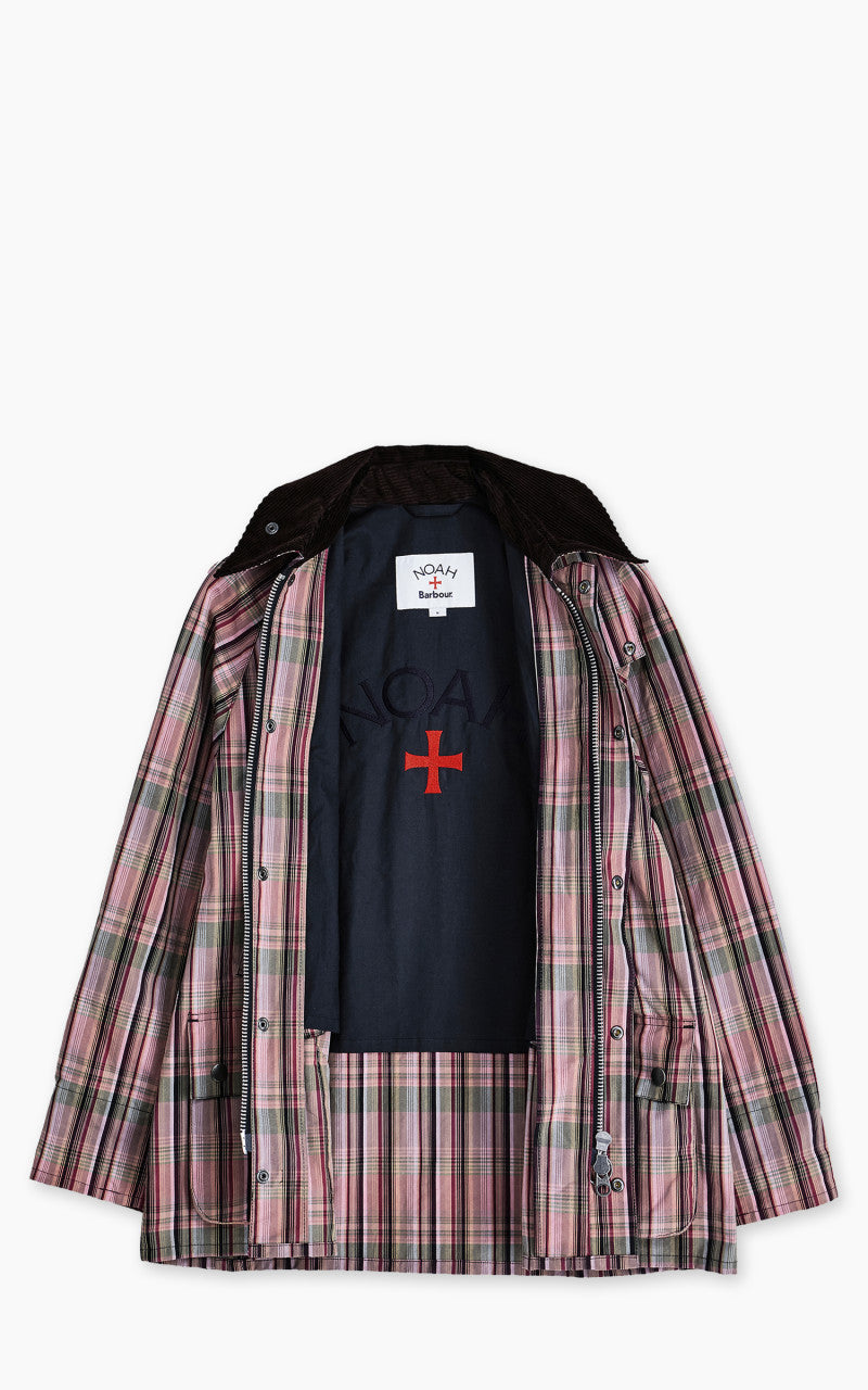 Barbour x NOAH Bedale Casual Jacket Madras Pink