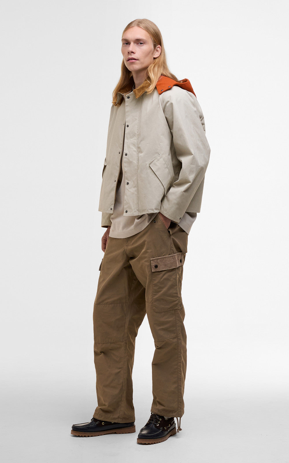 Barbour x Kaptain Sunshine Short Cruiser Clay