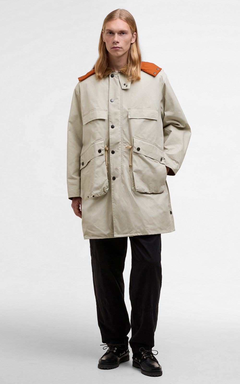 Barbour x Kaptain Sunshine Bedale Field Coat Clay