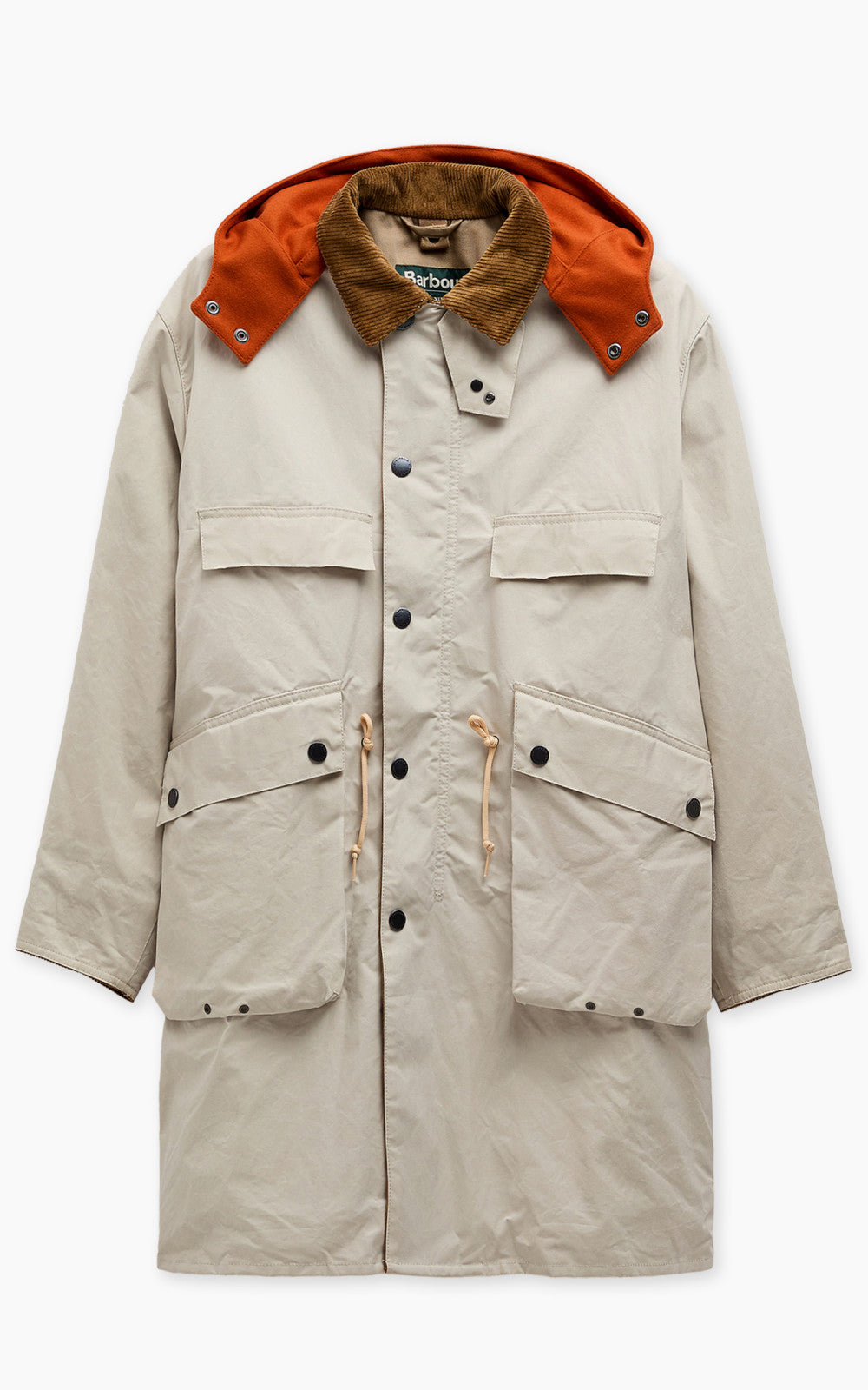 KAPTAIN SUNSHINE×Barbour 3/4 Coat x Kaptain Sunshine Bedale Field Coat Khaki Brown