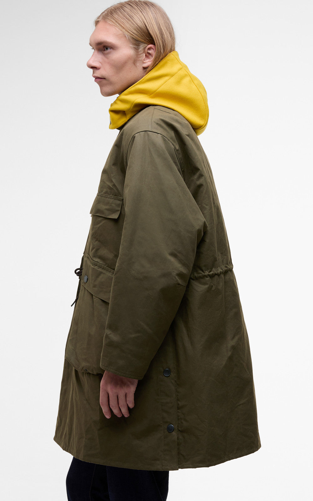 Barbour x Kaptain Sunshine Bedale Field Coat Khaki Brown