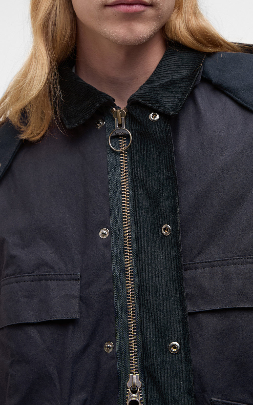 Barbour x Kaptain Sunshine Bedale Field Coat Dark Indigo