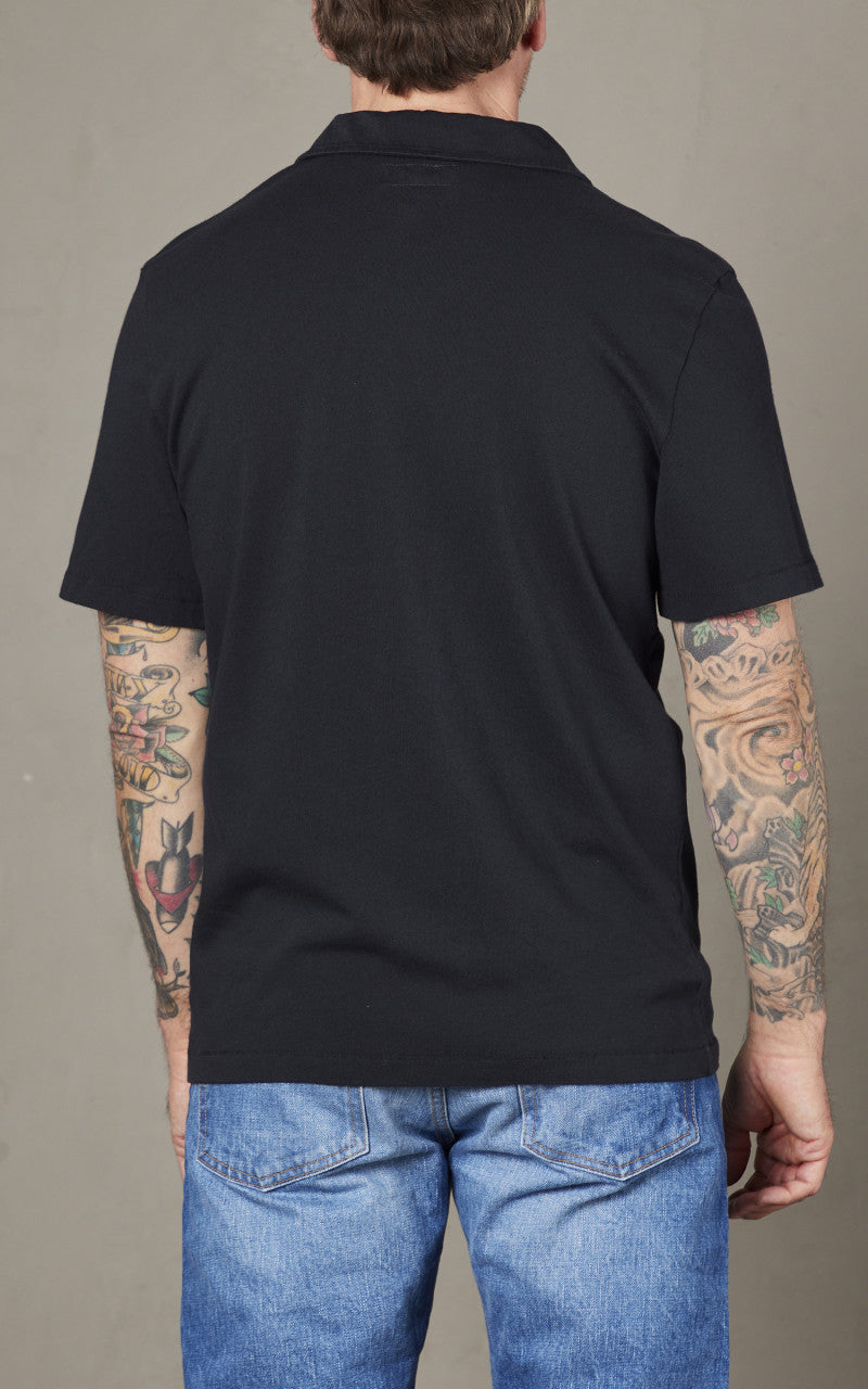 Merz b. Schwanen PLP04 Polo Shirt Charcoal