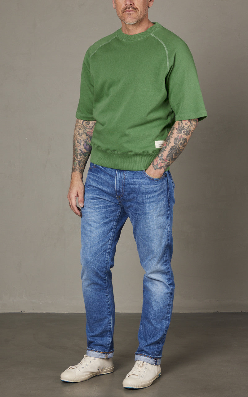 Merz b. Schwanen RGSW02 Sweatshirt Short Sleeve Grass