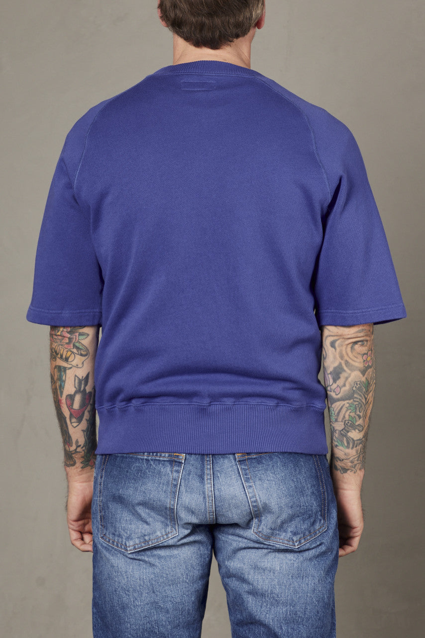 Merz b. Schwanen RGSW02 Sweatshirt Short Sleeve Vintage Blue