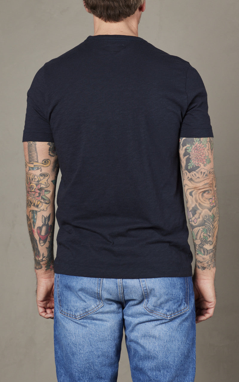 Merz b. Schwanen SCT04 T-Shirt Dark Navy