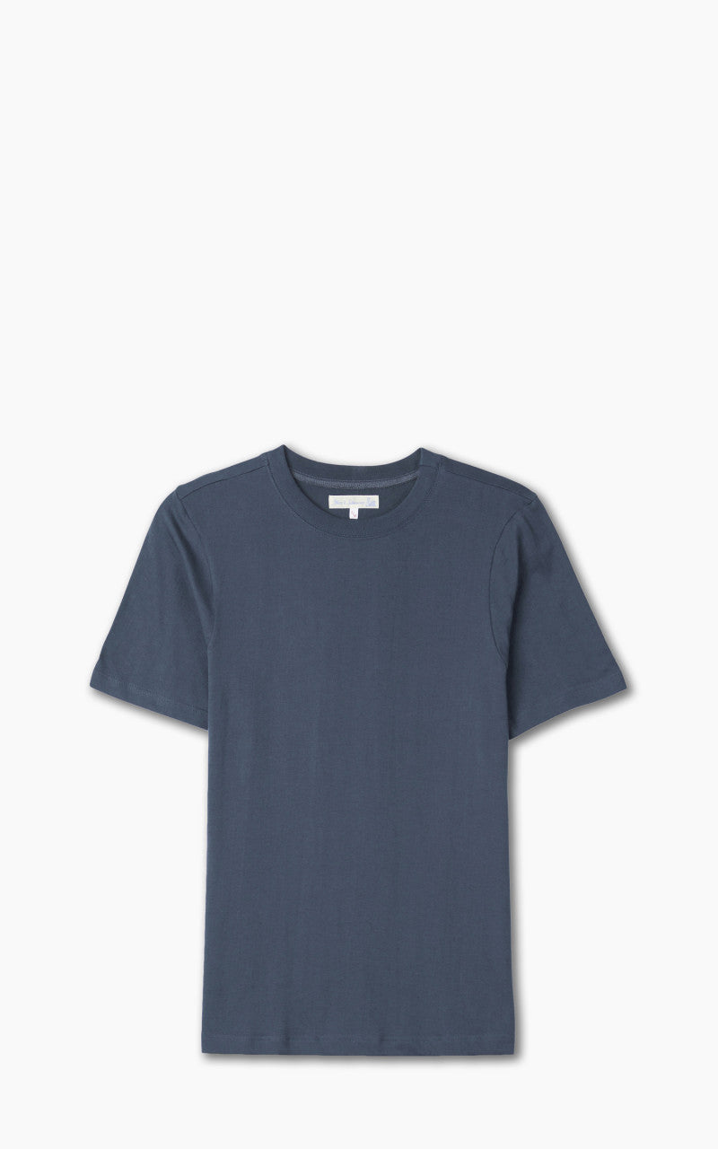 Merz b. Schwanen 1940s Crew Neck Tee Mineral Blue