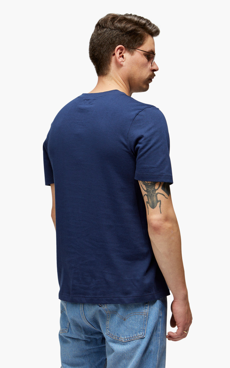 Merz b. Schwanen 1940s Crew Neck Tee Ink Blue