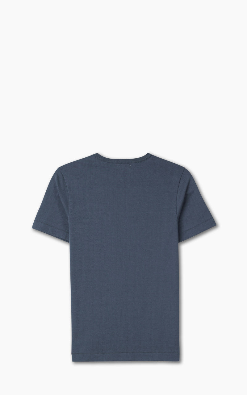 Merz b. Schwanen 215 Heavyweight Crew Neck Tee Mineral Blue