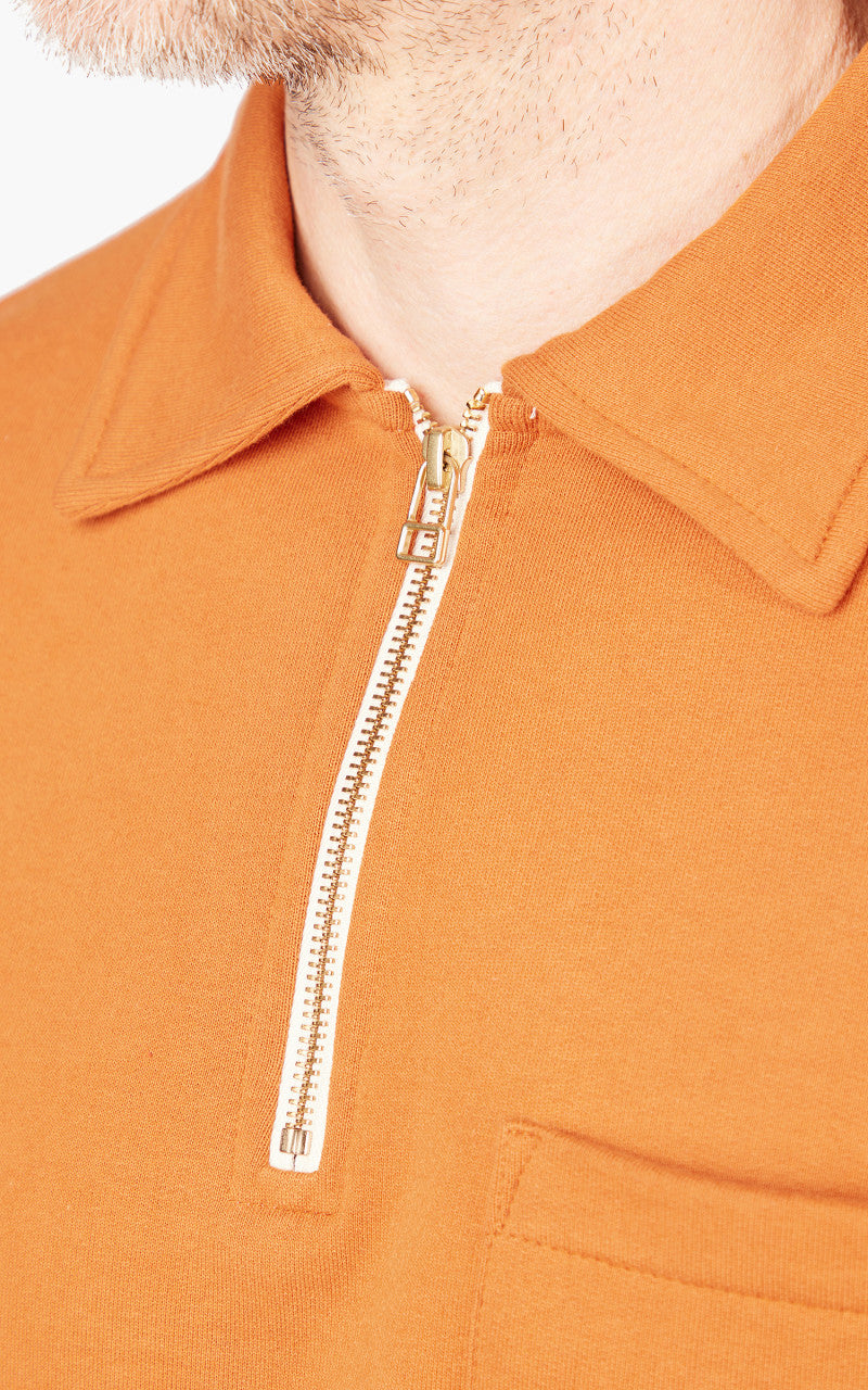 Merz b. Schwanen 342Z Half Zip Sweatshirt Desert Sun